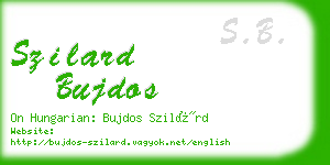 szilard bujdos business card